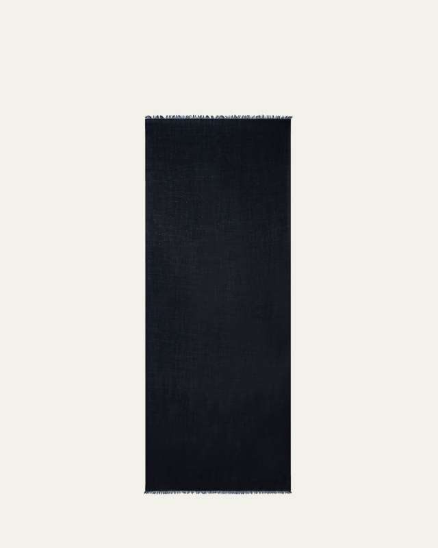 Crystal Embellished Cashmere-Silk Scarf